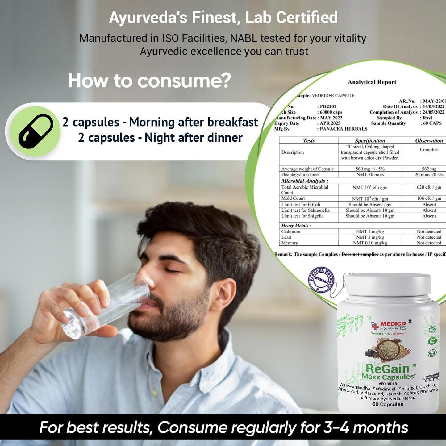 Regain Maxx Capsules - Best Ayurvedic Medicine to Last Longer in Bed