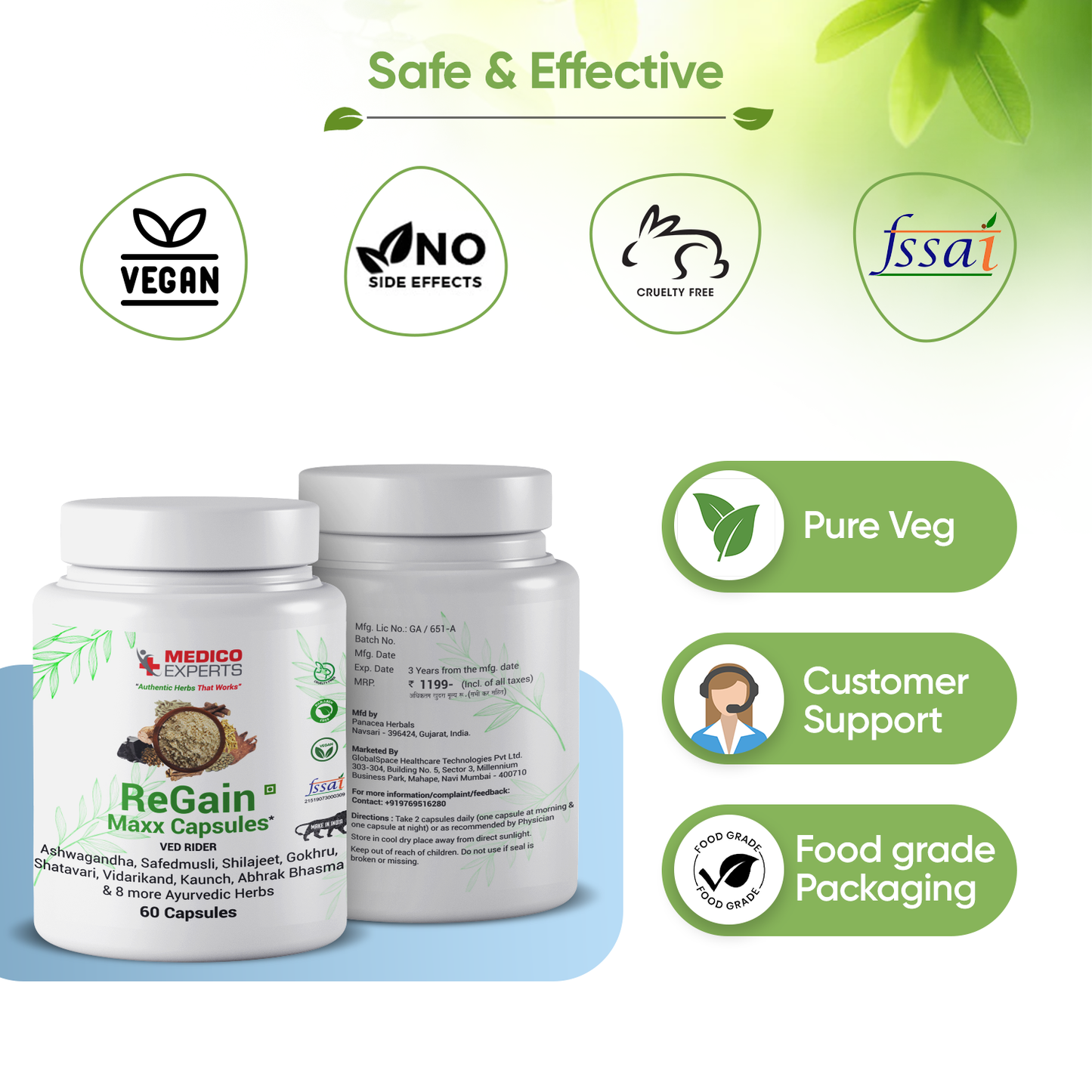 Best Ayurvedic Medicine to Last Longer in Bed – Regain Maxx Capsule