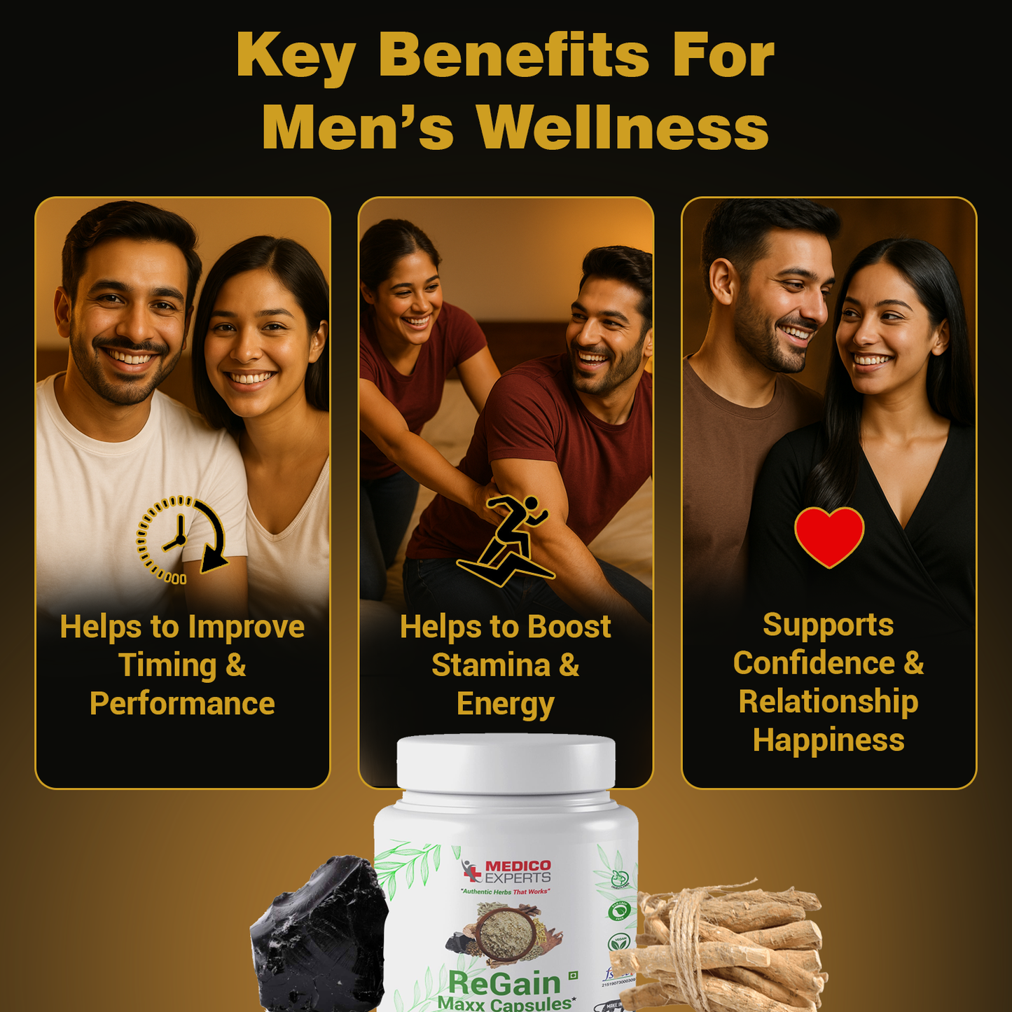 Regain Maxx Capsules - Best Ayurvedic Medicine to Last Longer in Bed