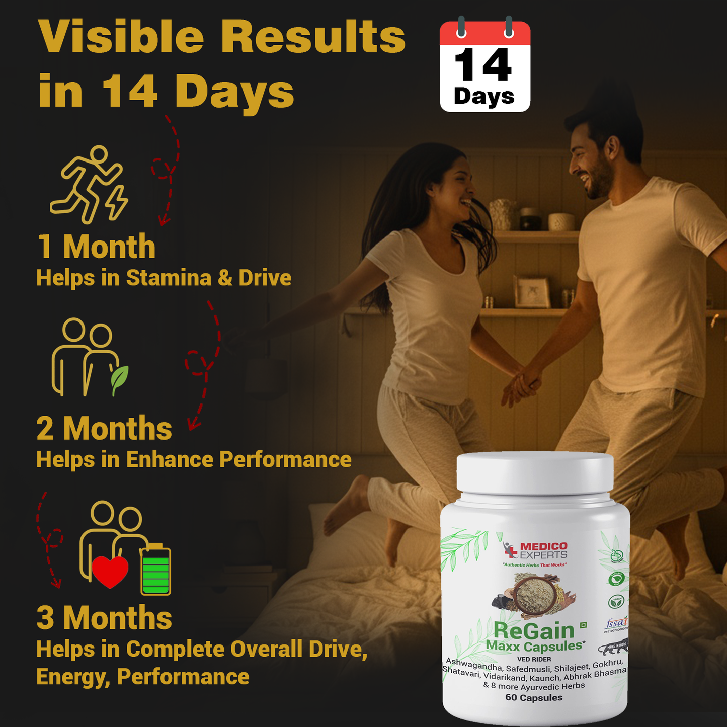 Regain Maxx Capsules - Best Ayurvedic Medicine to Last Longer in Bed