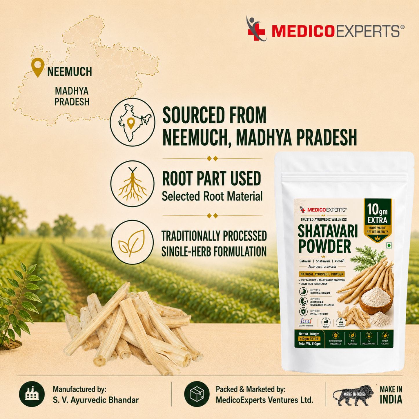 Shatavari Powder - The Ayurvedic Women's Wellness Herb