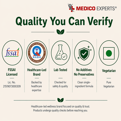 MedicoExperts Organic Harad Powder| Haritaki | Inknut | Terminalia Chebula | FSSAI Certified, Lab Tested, No Additives