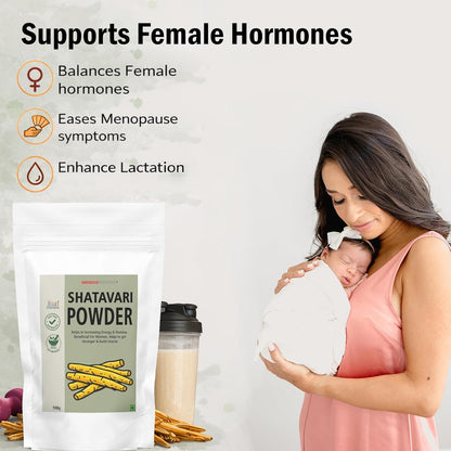 MedicoExperts Yellow Shatavari Powder (100g) - Hormonal & Vitality Support