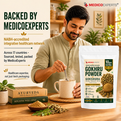 Gokhru Powder — The Ayurvedic testosterone & stamina herb for men