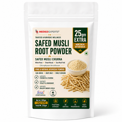 Safed Musli Powder — Rebuilds Strength & Stamina