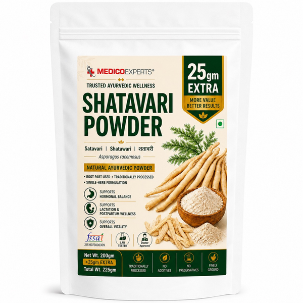 Shatavari Powder — For Hormonal Balance, Lactation, Postpartum Recovery & Reproductive Wellness