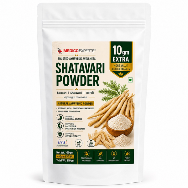 Shatavari Powder — For Hormonal Balance, Lactation, Postpartum Recovery & Reproductive Wellness